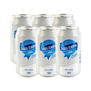 Agua Mineral Salutaris Lata 355ml 6Pack