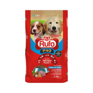 Alimento Seco con Proteína para Perro Cachorro de Todos los Tamaños Rufo Pro 2.2lb