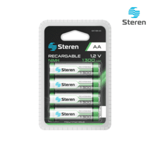 Baterías Recargables NiMH Doble AA Steren 4uds