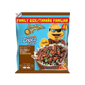 Cereal de Chocolate con Malvaviscos Honey Monster Choco Stars 690gr