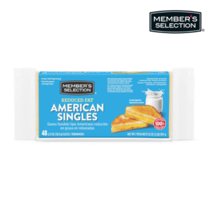 Queso Americano Bajo en Grasa Rebanado Member’s Selection 48uds 2lb