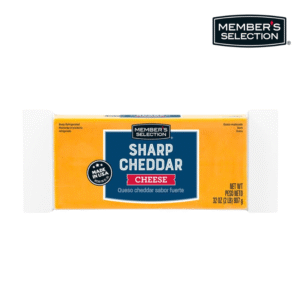 Queso Cheddar Fuerte Rebanado Member’s Selection 42uds 2lb