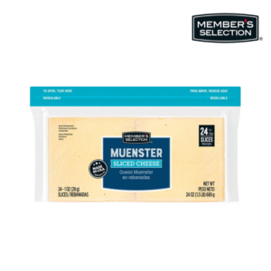 Queso Muenster Rebanado Member’s Selection 42uds 2lb